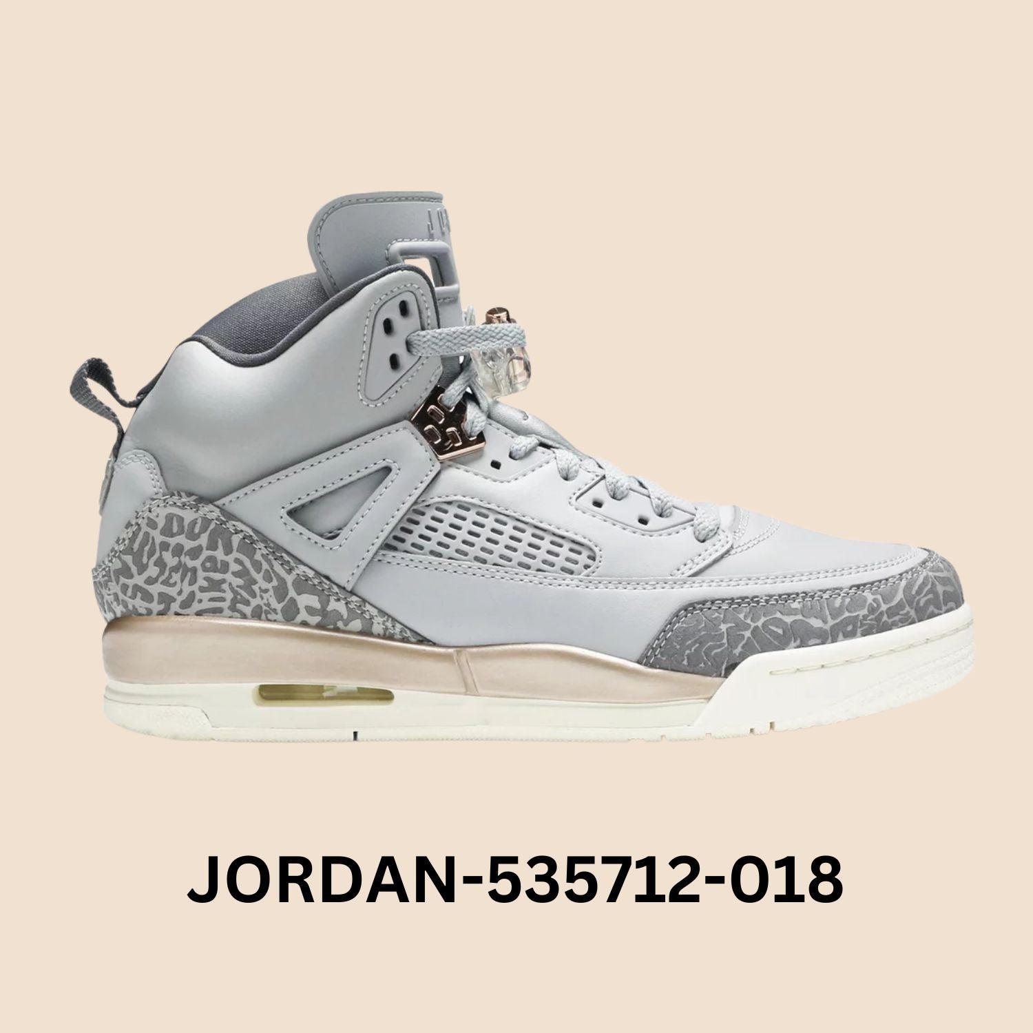 Jordan Spizike  "Wolf Grey" Grade School Style# 535712-018