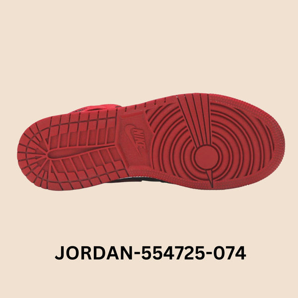Air Jordan 1 Mid "Banned" Grade School Style# 554725-074