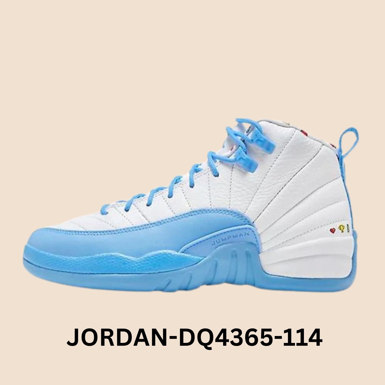 Air Jordan 12 "Emoji" Grade School Style# DQ4365-114