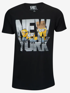 Minions New York Men's Black T-shirt