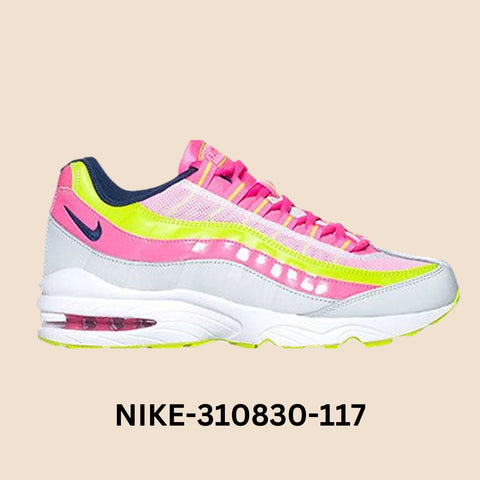 Nike Air Max 95 LE "White Pink Green" Grade School Style# 310830-117