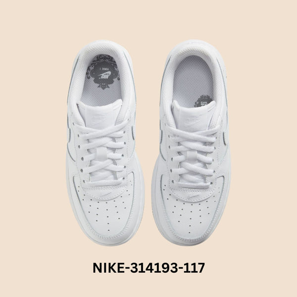 Nike Air Force 1 "White" Pre School Style# 314193-117