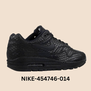Nike Air Max 1 Premium "Black Snakeskin" Women's Style# 454746-014