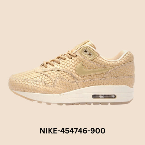 Nike Air Max 1 Premium "GOLD FISH" Women's Style# 454746-900
