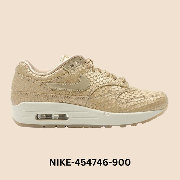 Nike Air Max 1 Premium "GOLD FISH" Women's Style# 454746-900