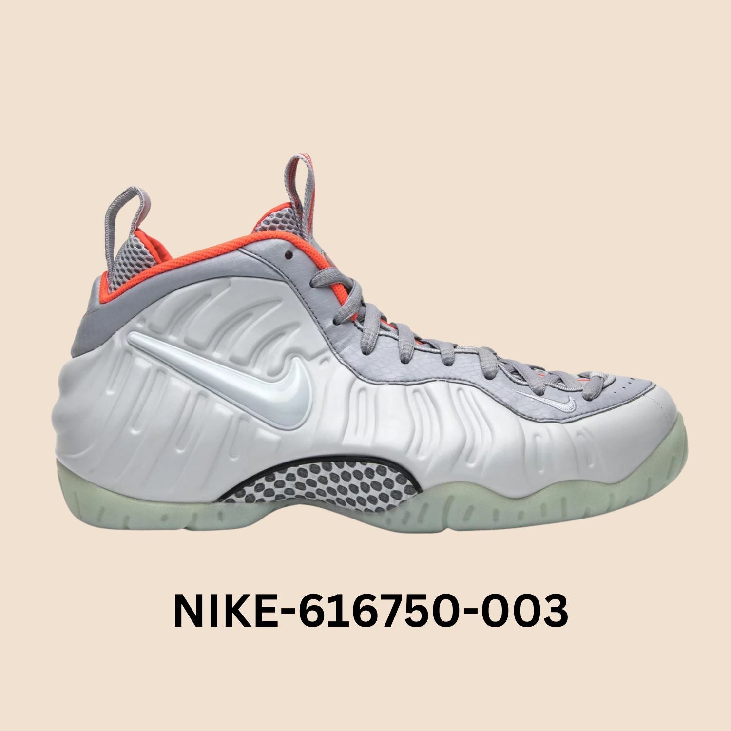 Nike Air Foamposite Pro Prm "PURE PLATINUM" Men's Style #616750-003