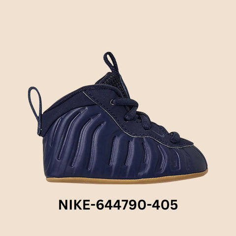 Nike Little Posite One "Midnight Navy" Crib Style# 644790-405