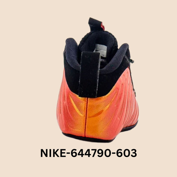 Nike Little Posite One Habanero Red Crib Style# 644790-603