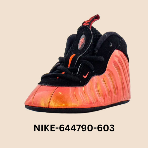 Nike Little Posite One Habanero Red Crib Style# 644790-603