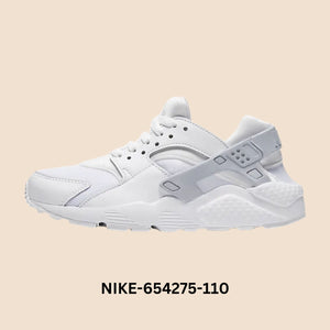 Nike Huarache Run "White Pure Platinum" Grade School Style# 654275-110