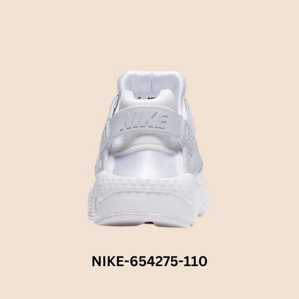Nike Huarache Run "White Pure Platinum" Grade School Style# 654275-110