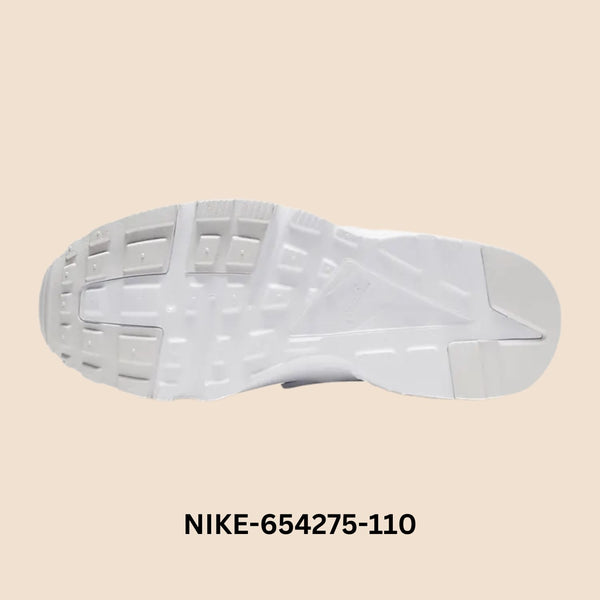 Nike Huarache Run "White Pure Platinum" Grade School Style# 654275-110