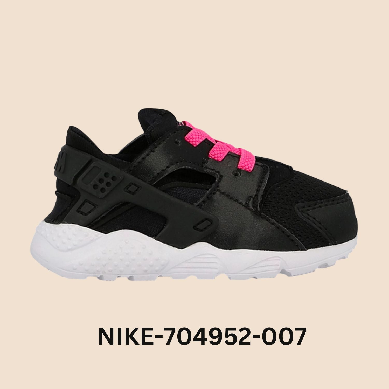 Nike Huarache Run "Black" Toddler Style# 704952-007
