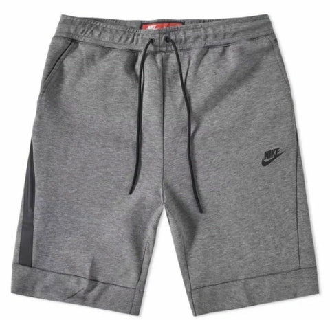 Nike Mens Tech Fleece Shorts Carbon Heather Large #805160-091