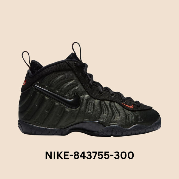 Nike Little Posite Pro "Sequoia" Pre School Style# 843755-300