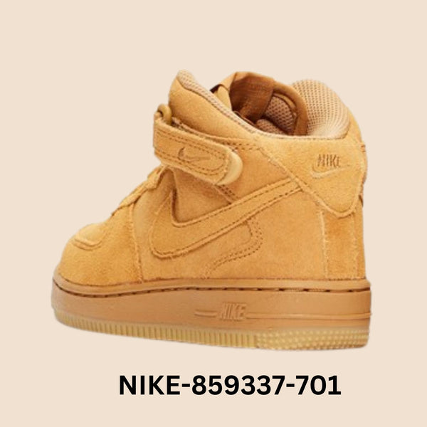Nike Air Force 1 Mid LV8 "Wheat" Pre School Style# 859337-701