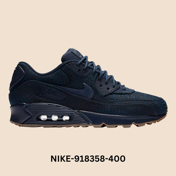 Nike Air Max 90 Premium Jacquard "Indigo" Men's Style# 918358-400