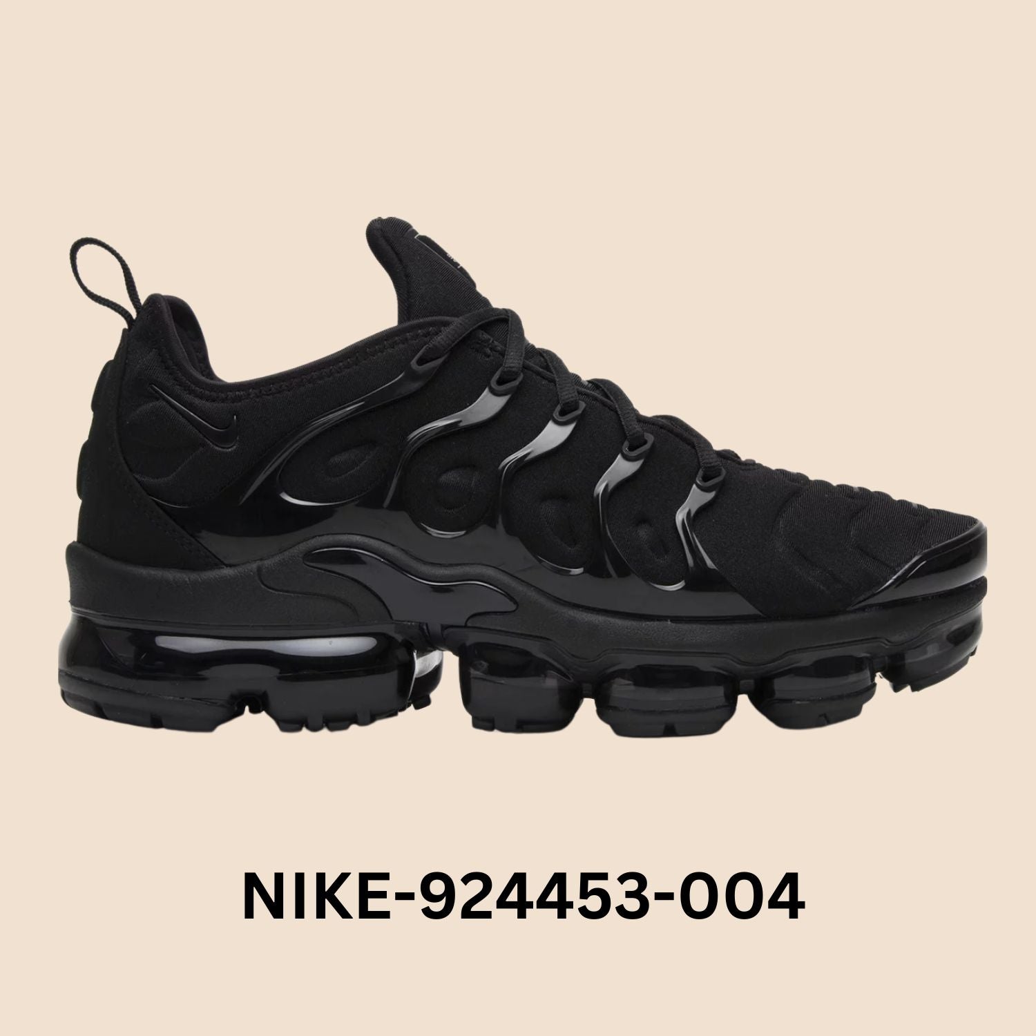 Nike Air VaporMax Plus "Triple Black" Men's Style# 924453-004