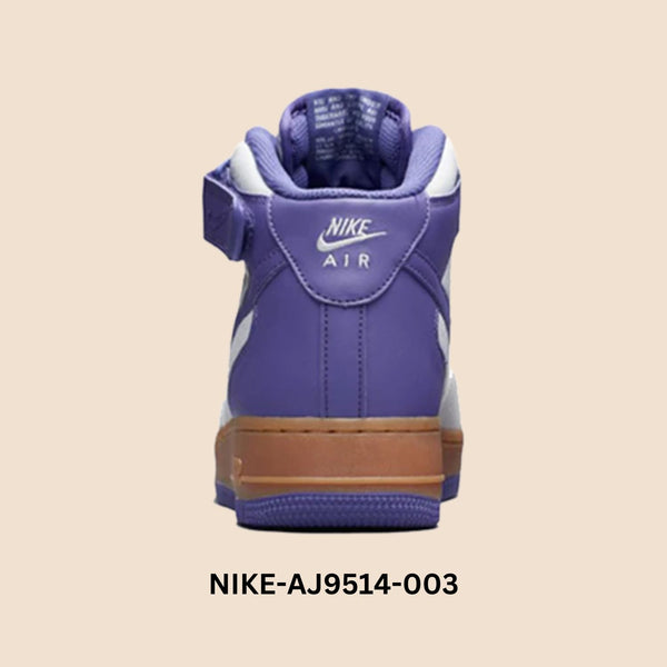 Nike Air Force 1 Mid 07 TXT "Light Bone Dark Iris" Men's Style# AJ9514-003