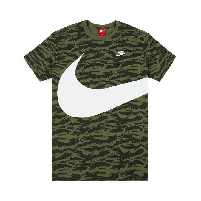 Nike Swoosh Green T-shirt Men's Style #AO0861-222