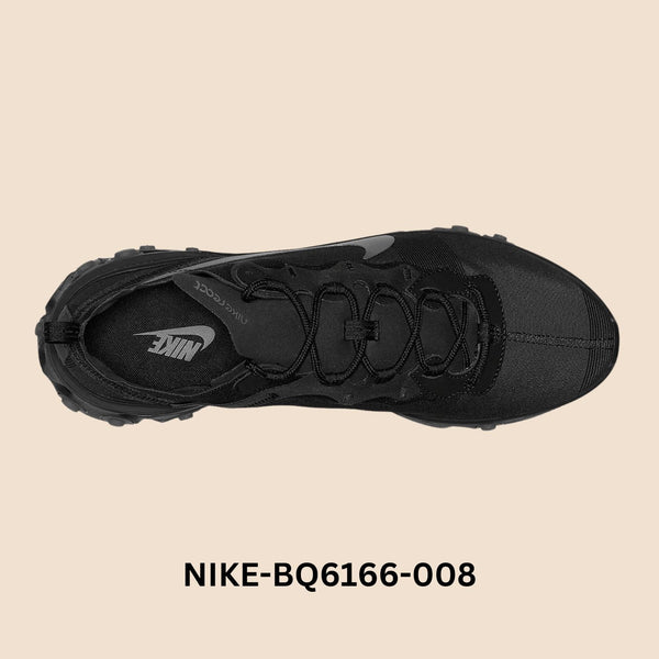 Nike React Element 55 "Triple Black" Men's Style# BQ6166-008