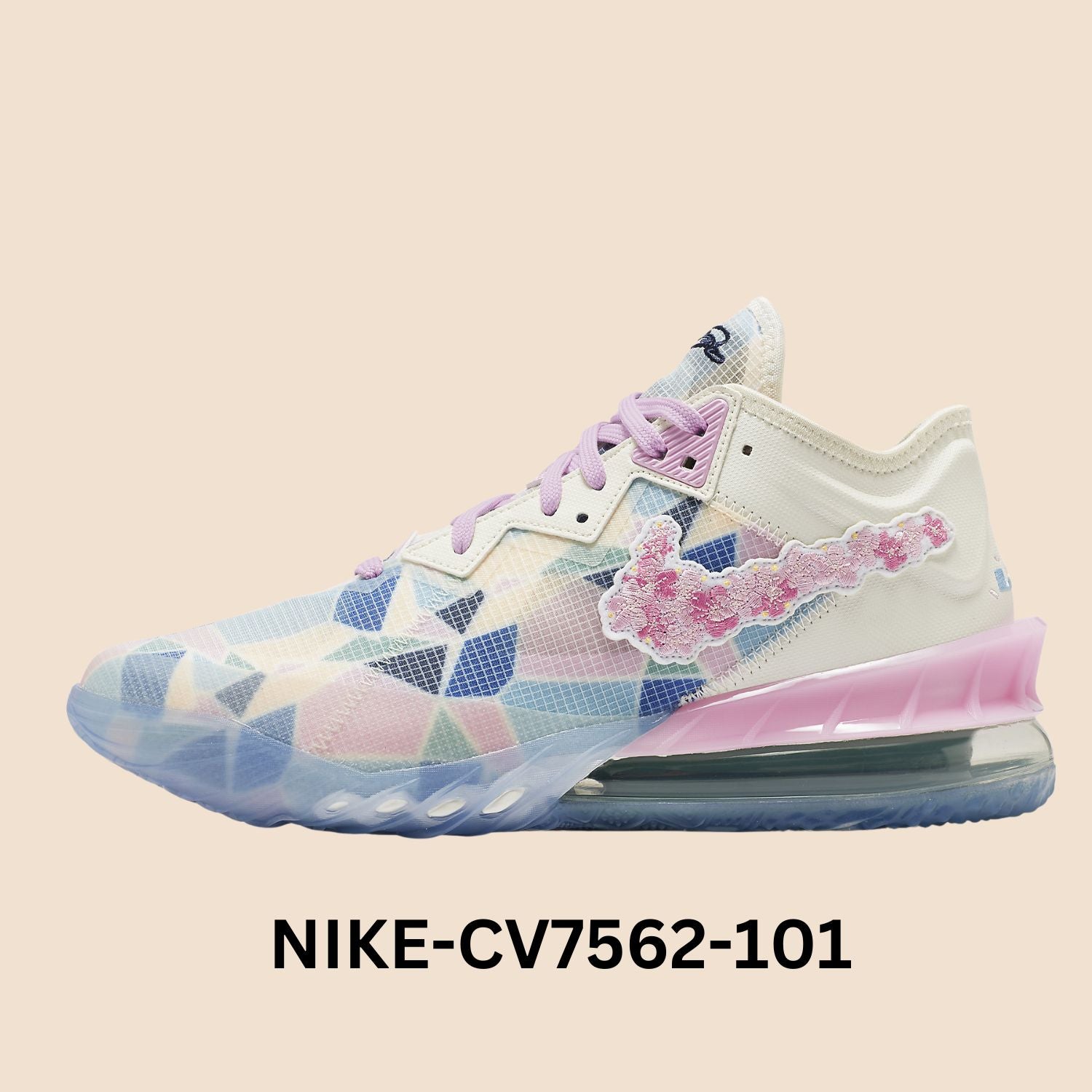 Nike Atmos Lebron 18 Low "Cherry Blossom" Men's Style# CV7562-101