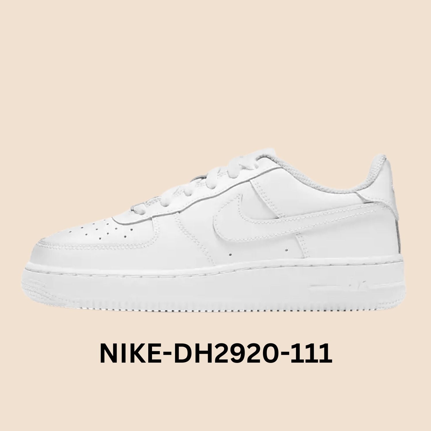 Nike Air Force 1  LE Triple White Grade School Style# DH2920-111