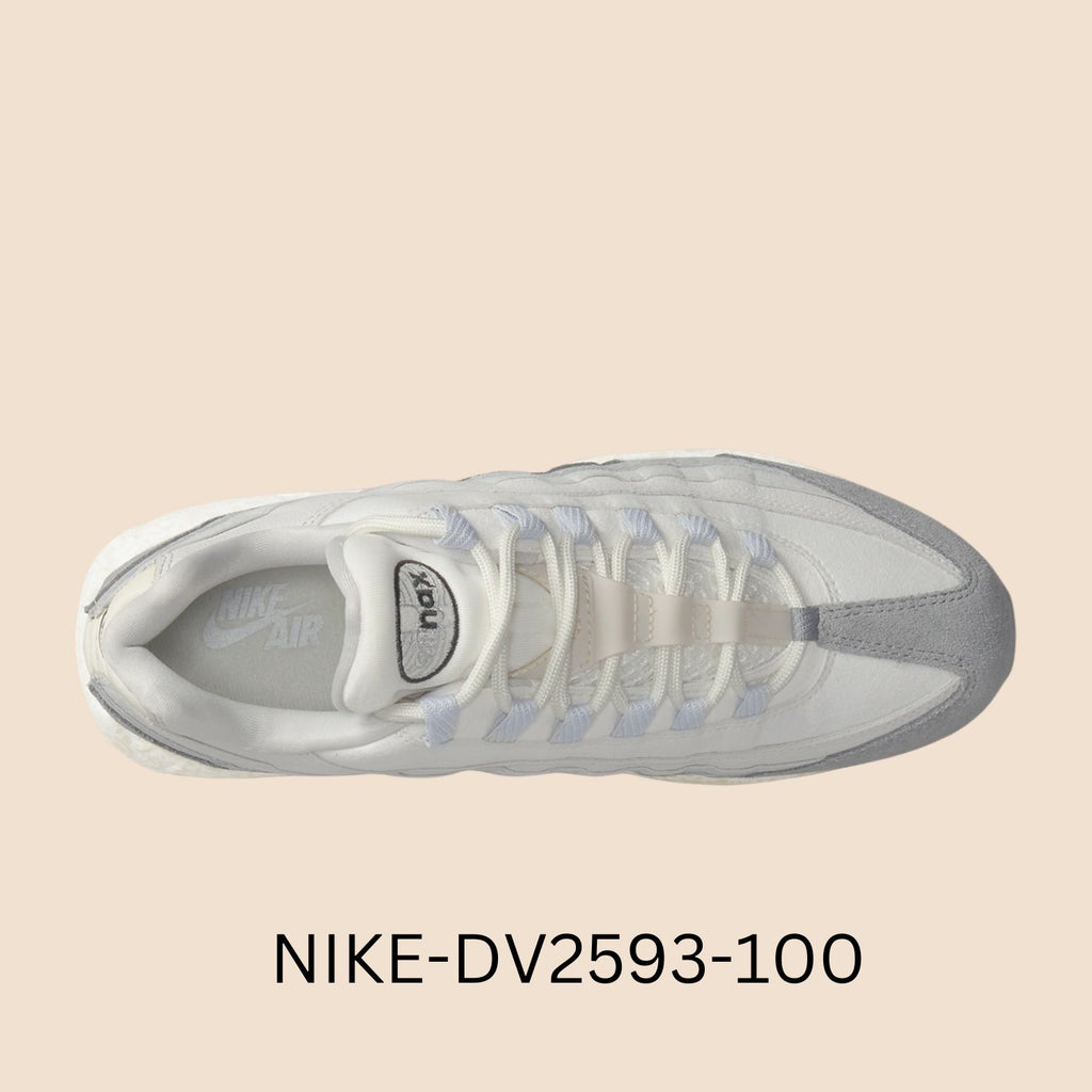  Nike Mens Air Max 95 QS DV2593 100 Light Bone - Size 6