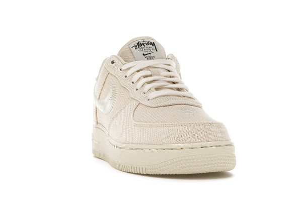Nike Mens Air Force 1 Low Stussy Fossil Sneaker CZ9084-200