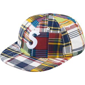 Supreme Patchwork Madras S Logo 6-Panel Cap #SS19H15