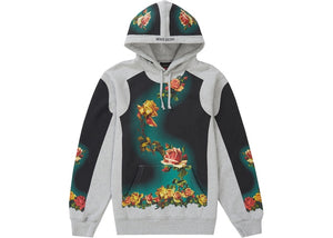 Supreme Jean Paul Gaultier Floral Print Hooded Sweatshirt Grey #SS19SW1