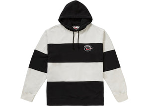 Supreme Nike Stripe Hooded Sweatshirt Black #SS19SW4