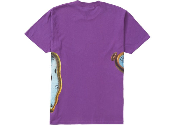 Supreme The Persistence Of Memory Purple T-shirt #SS19T10