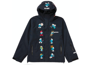 Supreme Smurfs Gore-Tex Shell Jacket Black Size Medium