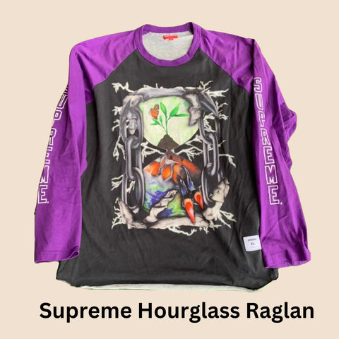 Supreme Hourglass Raglan L/S Top Purple
