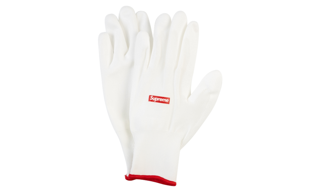 Supreme Rubberized Gloves FW20A60 White One Size Fit All