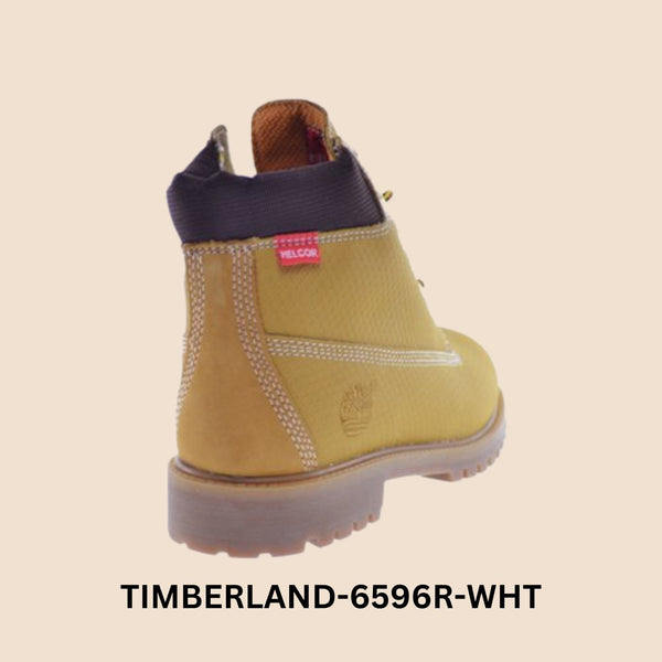 Timberland 6-inch Premium Waterproof Boot Big Kids Style# 6596R-WHT