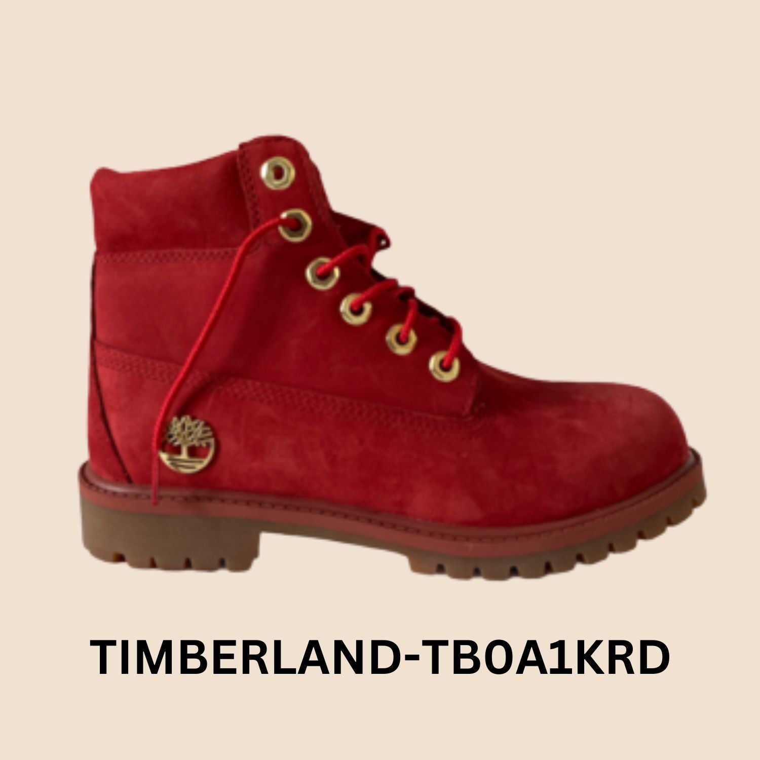 Timberland 6 Premium "RED" Big Kids Style#  TB0A1KRD