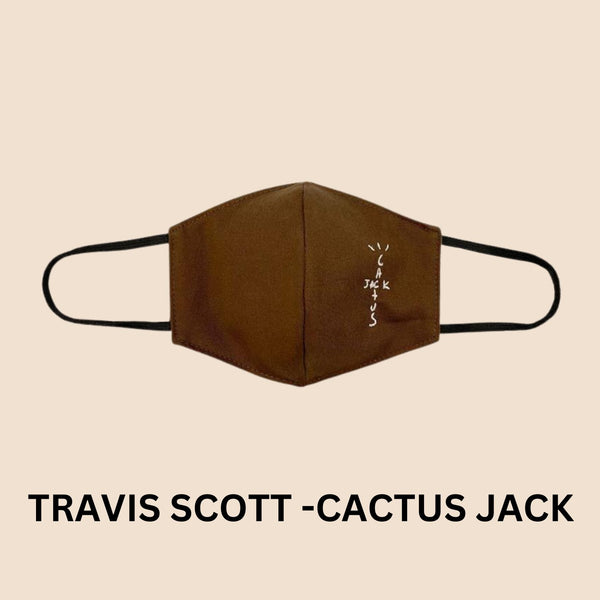 TRAVIS SCOTT CACTUS JACK FACE MASK BROWN Style# CACTUS-CAMO