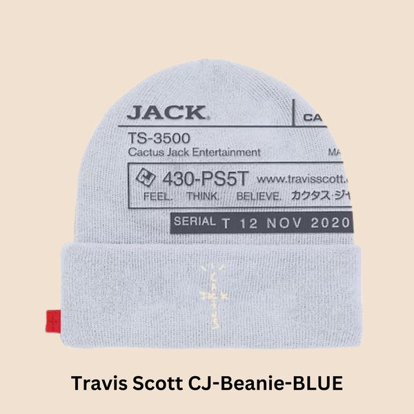 Travis Scott CJ System II Beanie BLUE