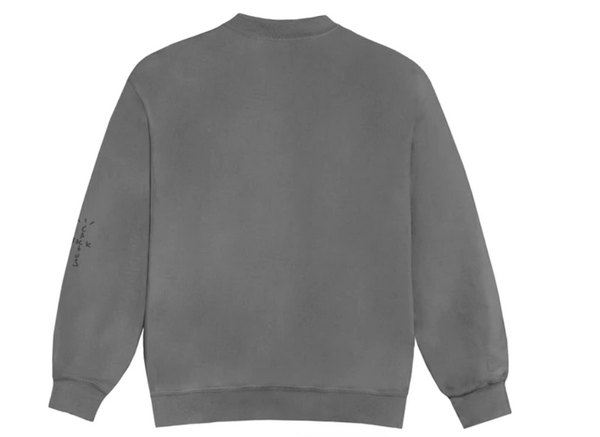 Travis Scott PS Classic Crewneck Washed Grey