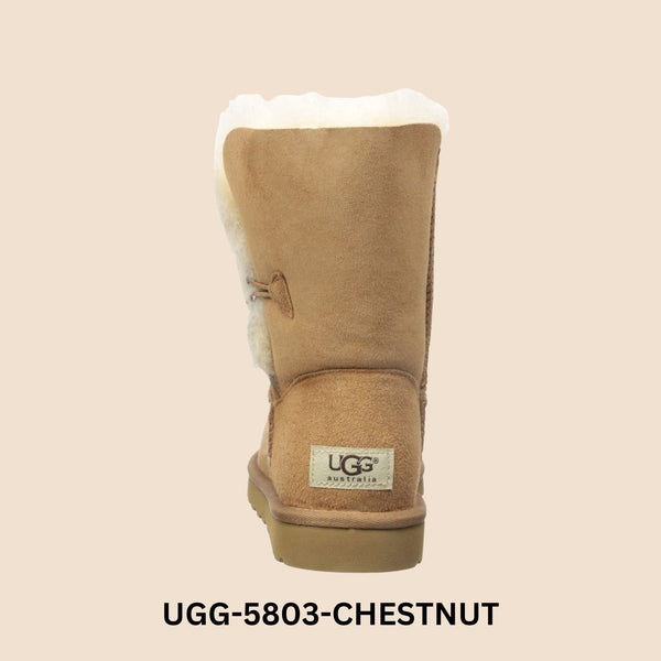 Ugg Bailey Button chestnut Boots Womens Style# 5803-CHE
