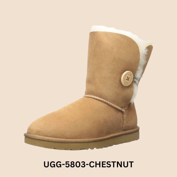 Ugg Bailey Button chestnut Boots Womens Style# 5803-CHE