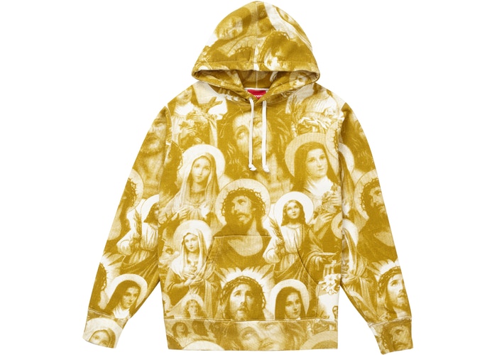 Supreme Jesus and Mary Hooded Sweatshirt